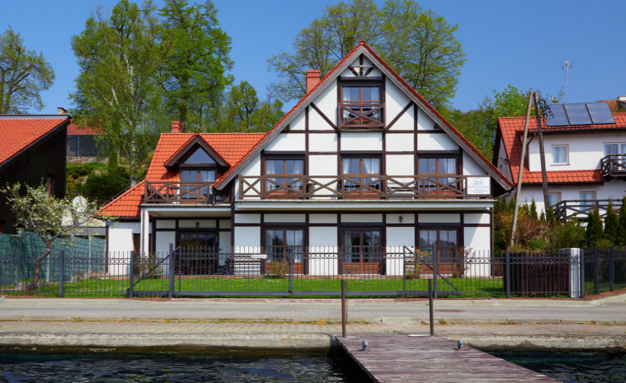 Vila na jazere Mikołajki prázdninové apartmány na Mazurskom jazere v Poľsku